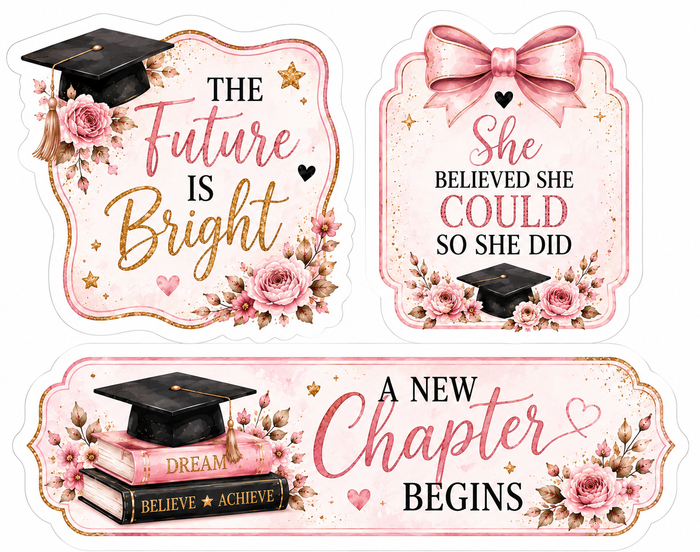 Girl Graduation Scrapbook Kit