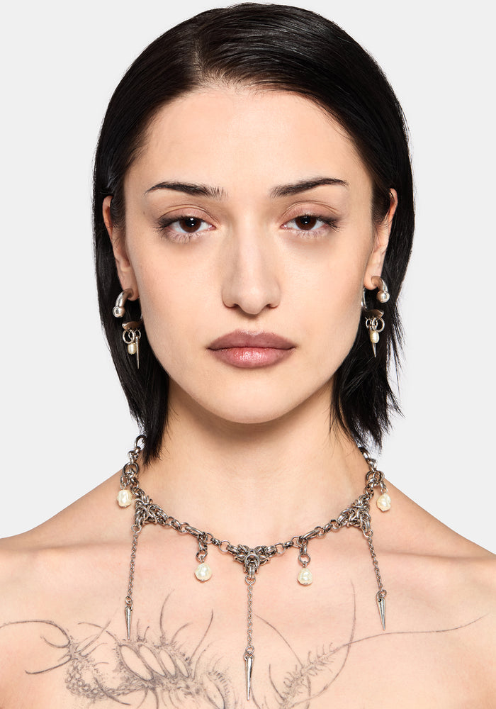 Gloryx Spike Chain Choker