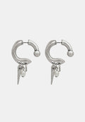 Gloryx Spike Faux Pearl Hoops