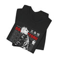 Gojo Satoru Anime Graphic Tee — Black & Red Jujutsu Design