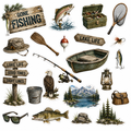 Gone Fishing Scrapbooking Kit
