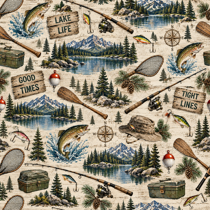 Gone Fishing Scrapbooking Kit