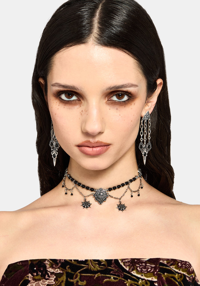 Gorthe Chain Drop Earrings