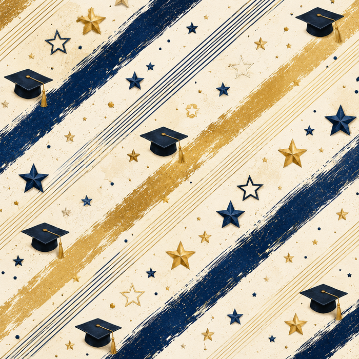 Graduation- Blue & Gold