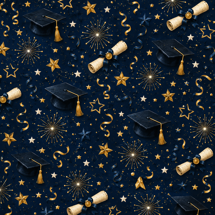 Graduation- Blue & Gold