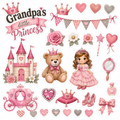 Grandpa's Little Princess Scrapbook Kit