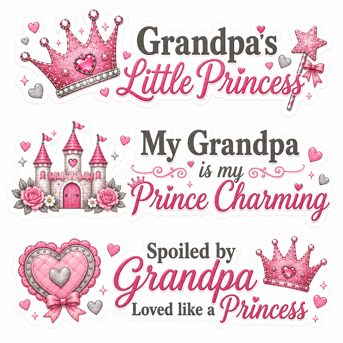 Grandpa's Little Princess Scrapbook Kit