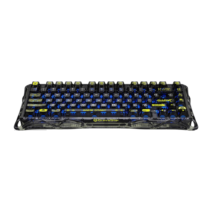 Gravastar Mercury K1 Lite Mechanical Gaming Keyboard AR - Transparent Black