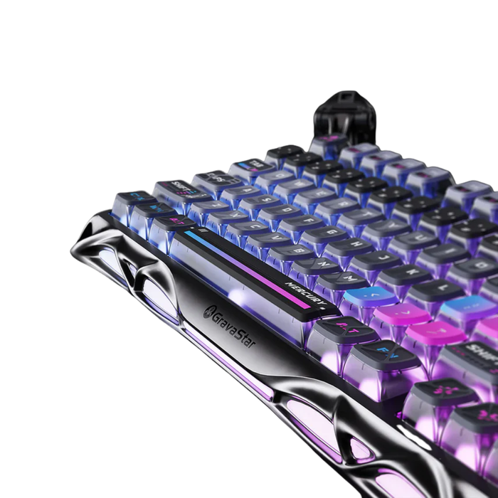 Gravastar Mercury K1 Pro Special Edition CBLK-AR Gaming Keyboard - Cyberpunk