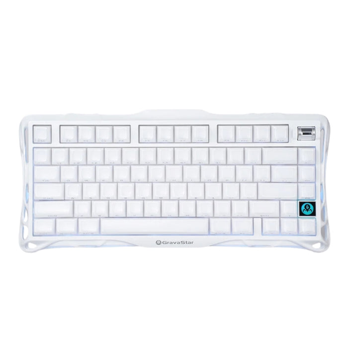 Gravastar Mercury K1 Wireless Gaming Keyboard - Opaline White