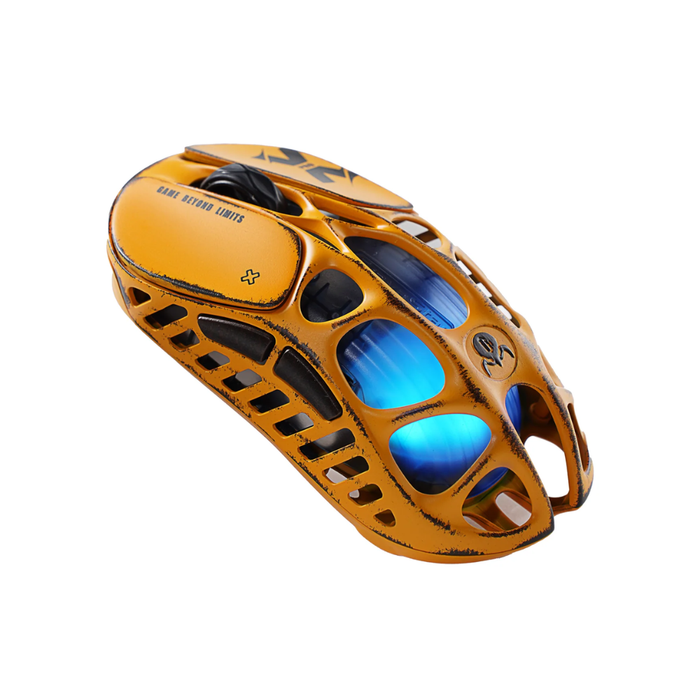 GravaStar Mercury X Gaming Mouse - Battle Worn-Yellow