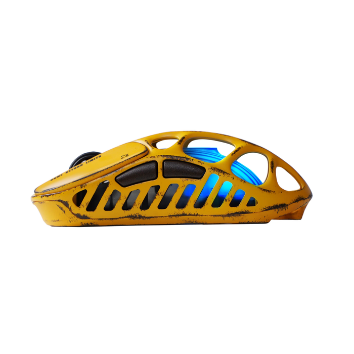 GravaStar Mercury X Gaming Mouse - Battle Worn-Yellow