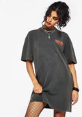 Griffinfly Cotton Embroidered Jersey Mini Tee Dress