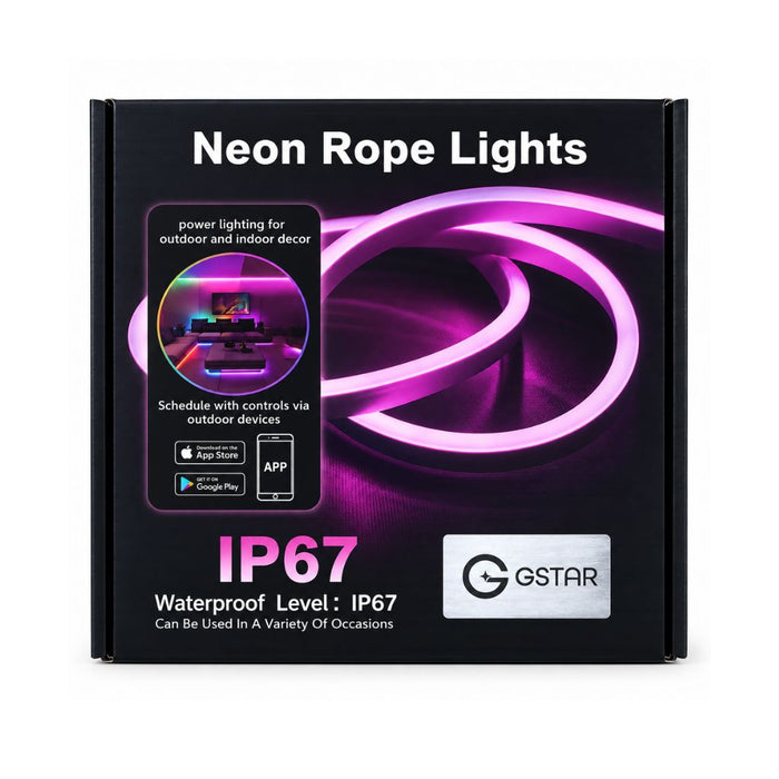 Gstar  RGBIC Neon Flex LED Strip 5m - 6x12mm Smart
