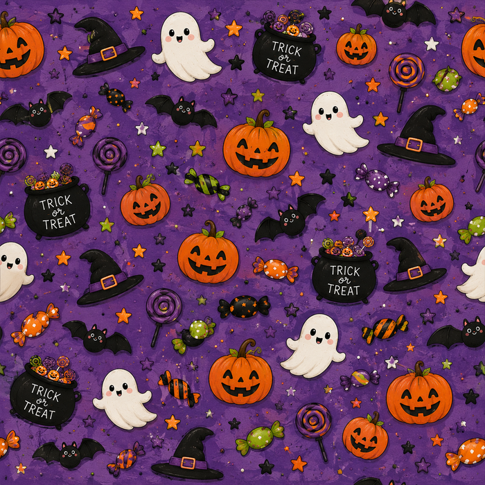 Halloween Cute Witch Scrapbooking Kit