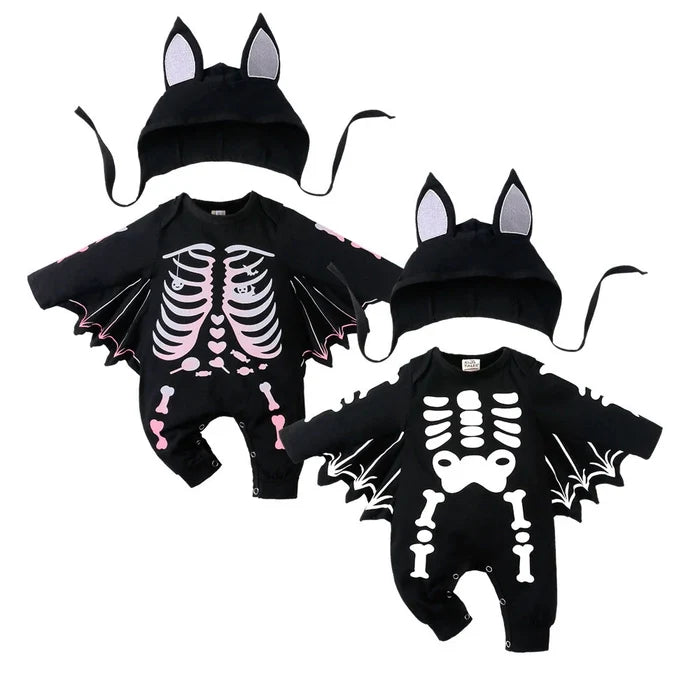 Halloween Newborn Batwing Romper