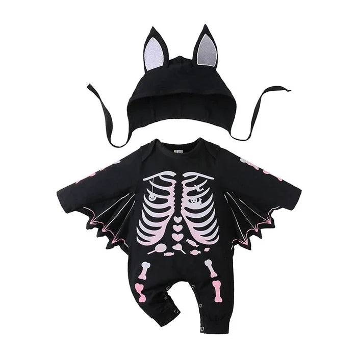Halloween Newborn Batwing Romper