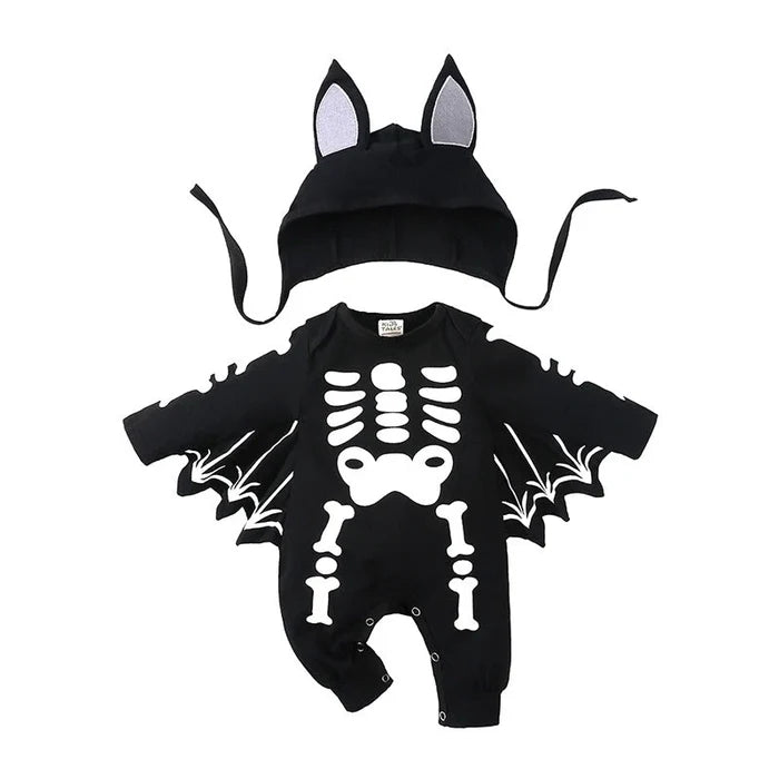 Halloween Newborn Batwing Romper