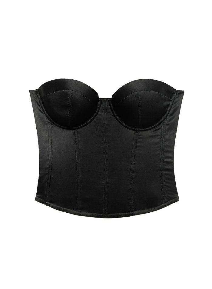 Hamptons Bustier-black-flat