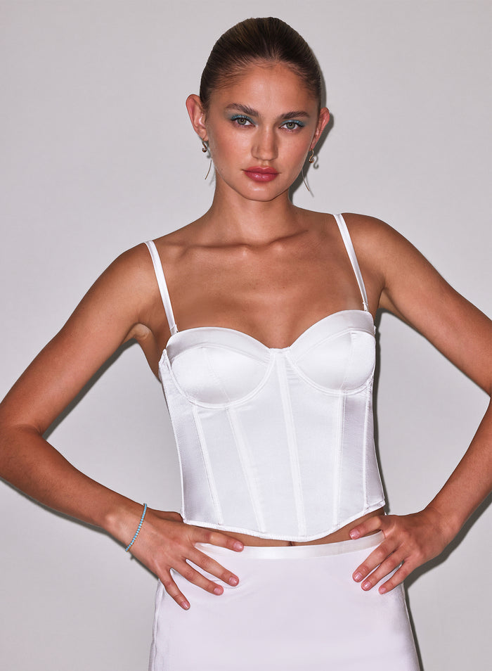 Hamptons Bustier-ivory