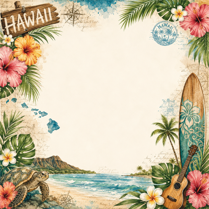 Hawaii Scrapbook Kit
