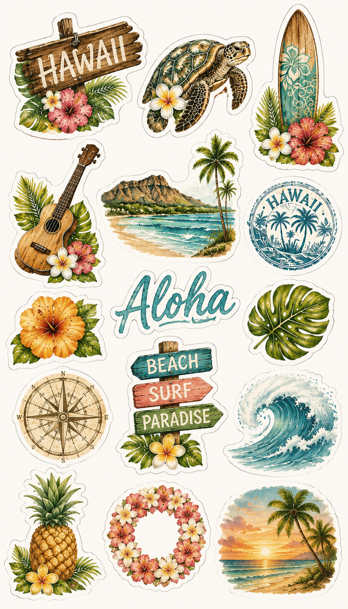 Hawaii Scrapbook Kit