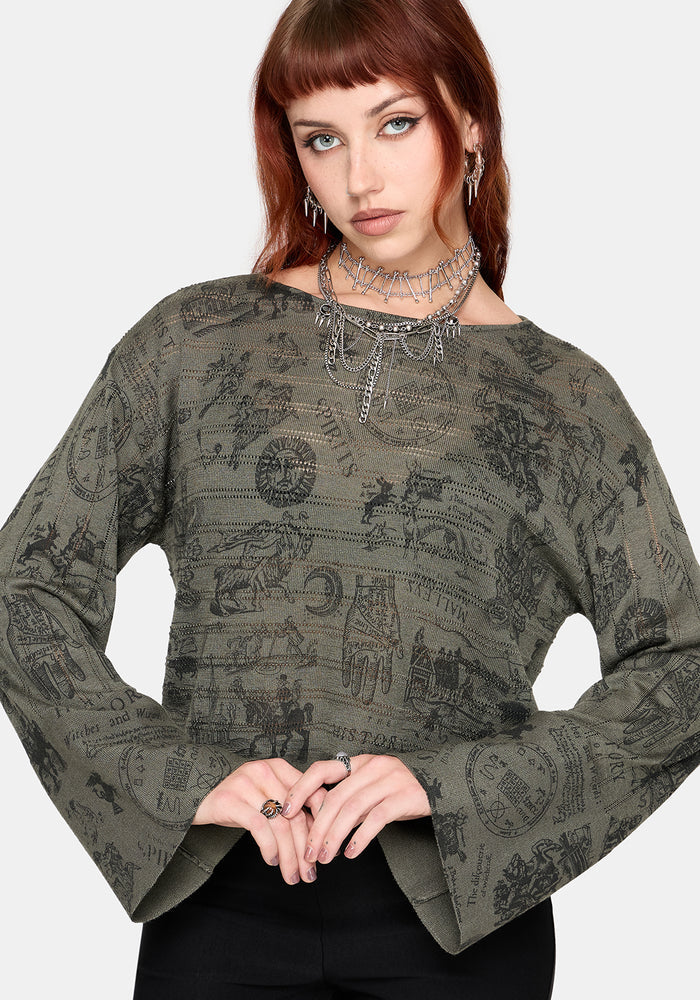 Heresy Ladder Stitch Sweater