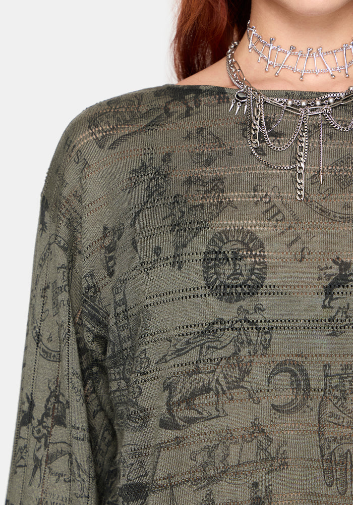 Heresy Ladder Stitch Sweater