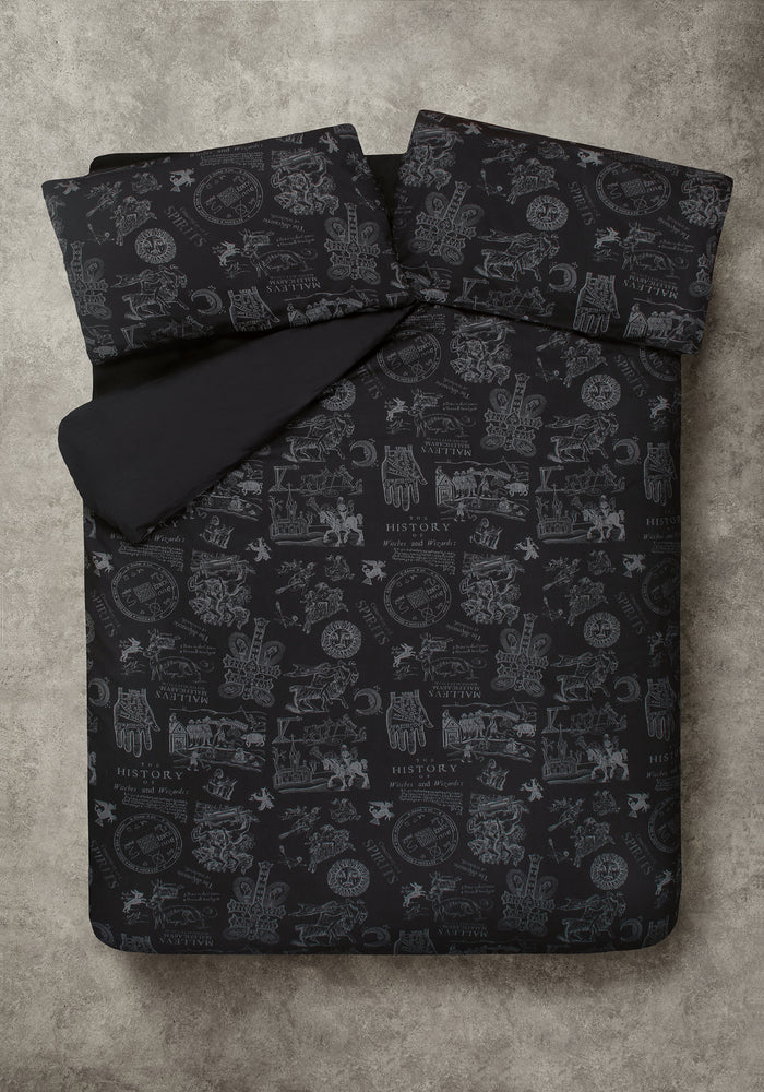 Heresy Woodcut Print Cotton Bedding Set - US Queen
