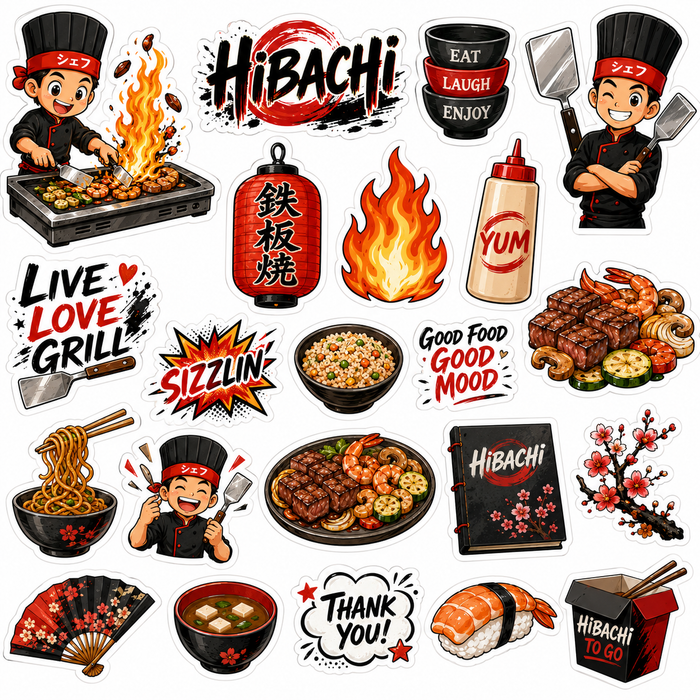 Hibachi Scrapbooking Kits