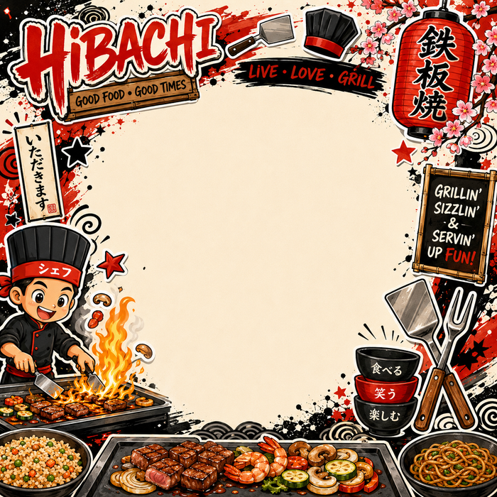 Hibachi Scrapbooking Kits