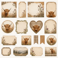Highland Cows Scrapbook Kit