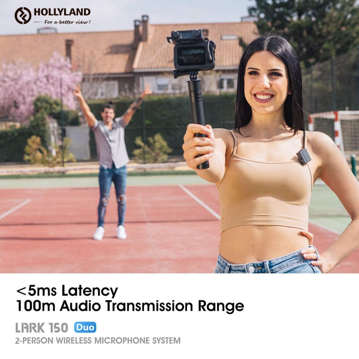 Hollyland LARK 150 Duo - Wireless Lavalier Microphone