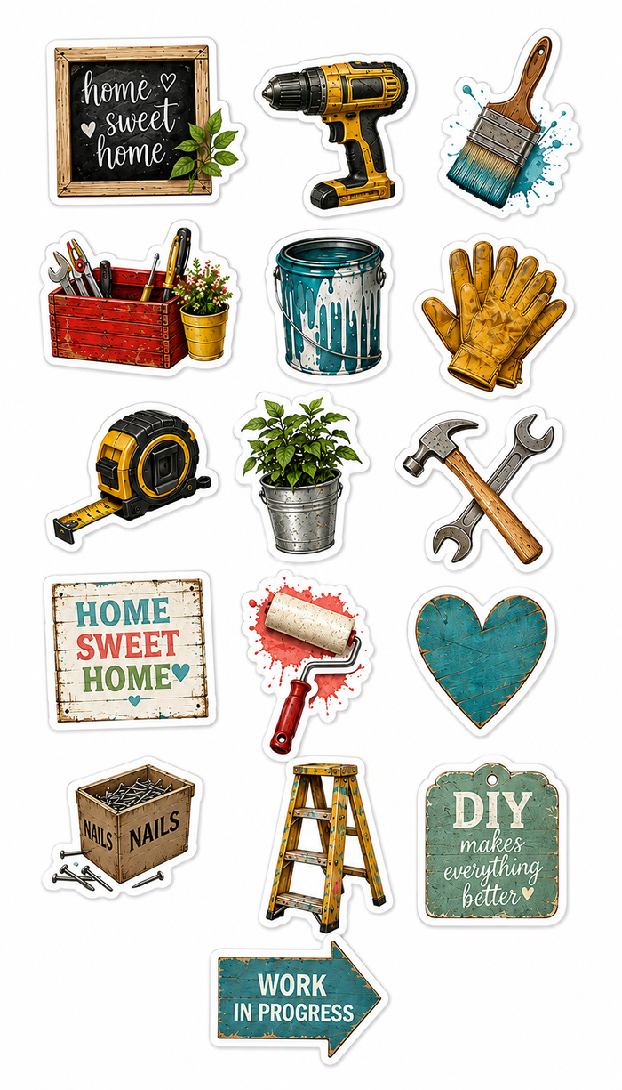 Home Improvement Scrapbook Kit