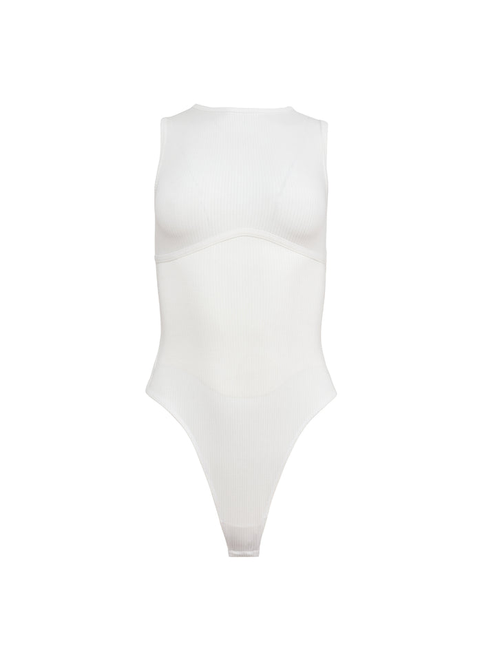 Hourglass Rib Bodysuit-ivory-flat