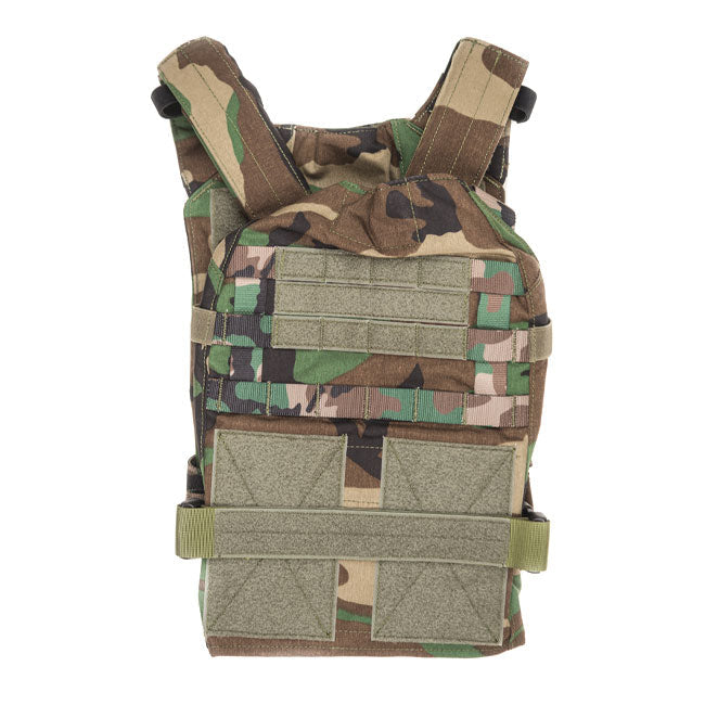 M81 Woodland (Must Order 20+) / 10x12 Plate Carrier (Medium) / Without Armor