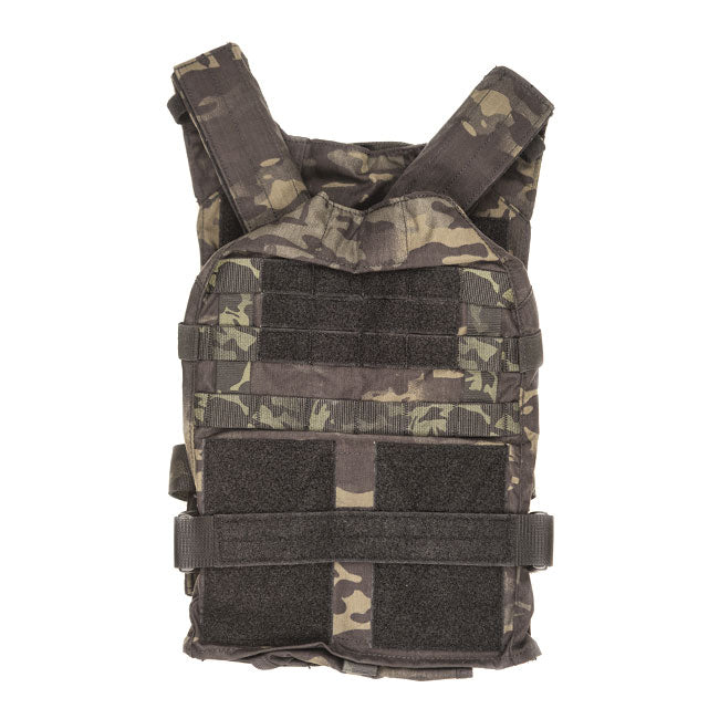 Multicam Black / 10x12 Plate Carrier (Medium) / Without Armor