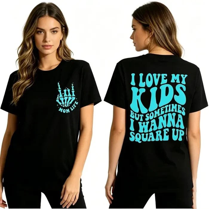 Humorous Mama Graphic T-Shirt