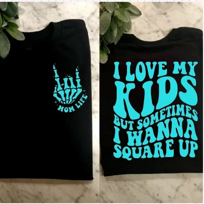 Humorous Mama Graphic T-Shirt