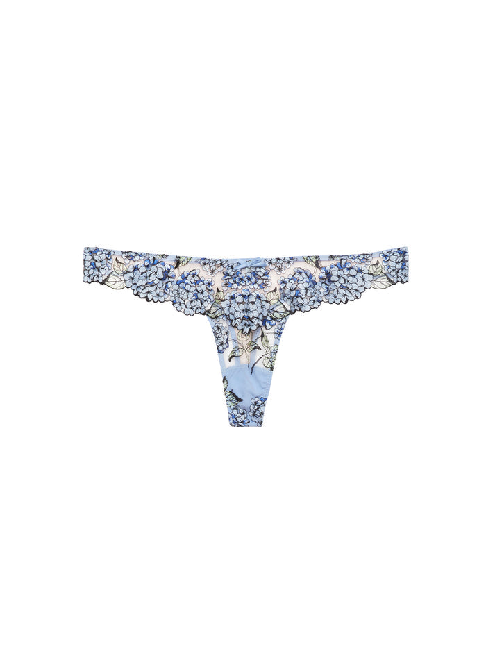 Hydrangea Thong-petal blue-flat