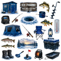 Ice Fishing Scrapbook Kit