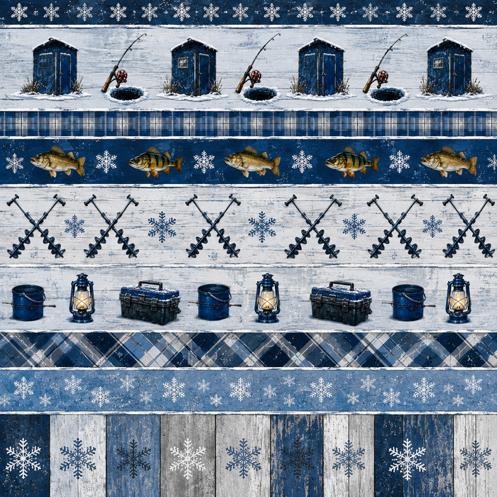 Ice Fishing Scrapbook Kit