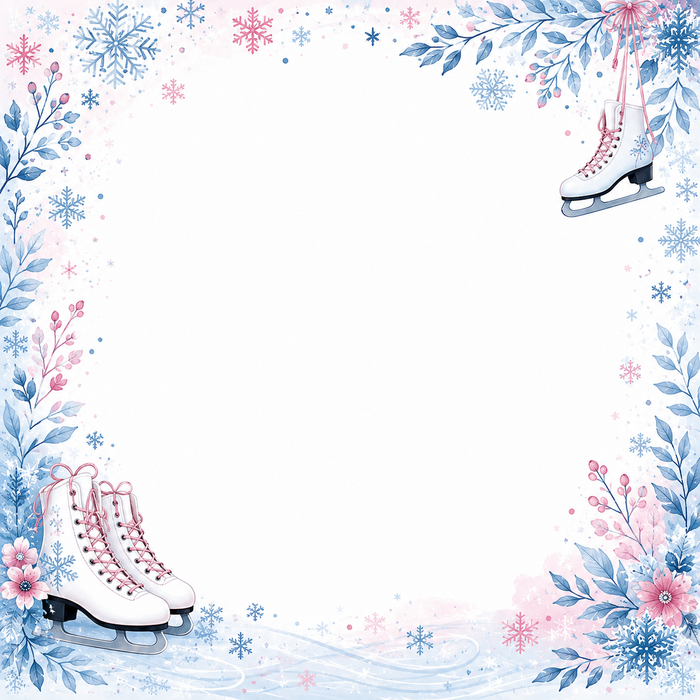 Ice Skating Scrapbook Kit