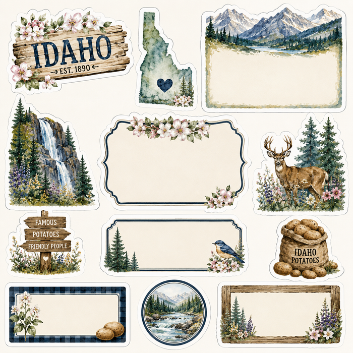 Idaho Scrapbook Kit