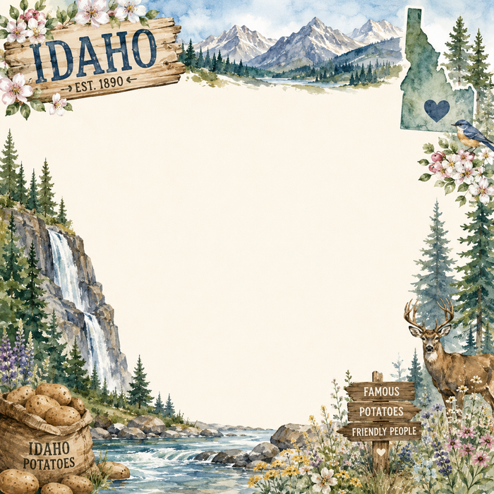 Idaho Scrapbook Kit
