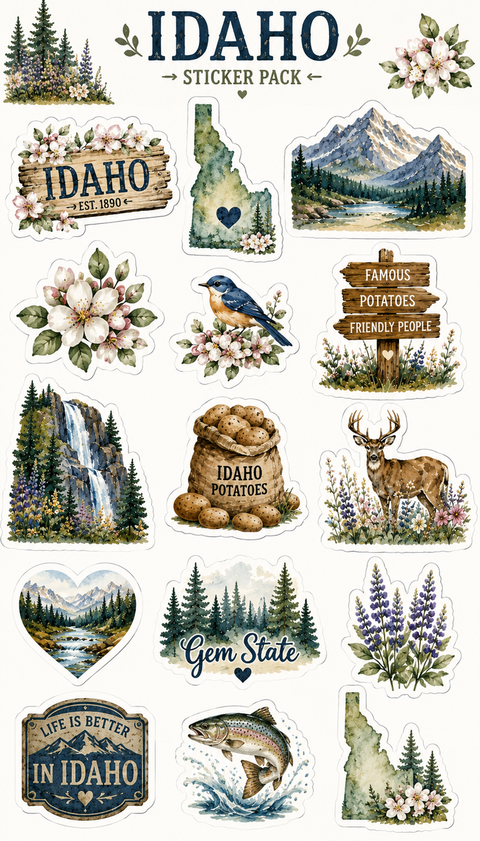 Idaho Scrapbook Kit