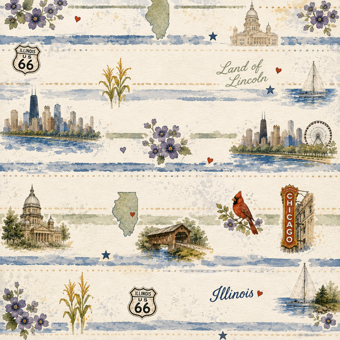Illinois Scrapbook Kit