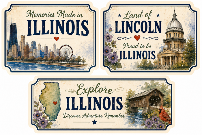 Illinois Scrapbook Kit