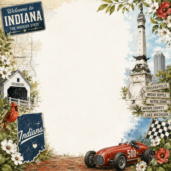 Indiana Scrapbook Kit