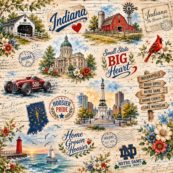 Indiana Scrapbook Kit